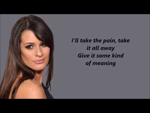 Lea Michele - Run to You with lyrics