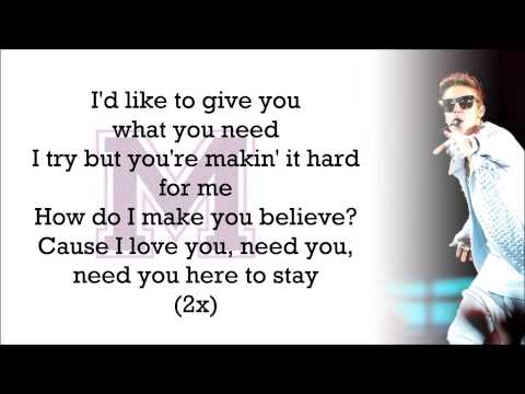 Justin Bieber feat. Big Sean - Memphis (with Lyrics)