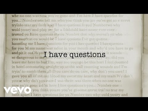Camila Cabello - I Have Questions (Lyric Video)