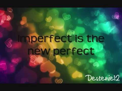 Caitlin Crosby - Imperfect Is The New Perfect (With Lyrics On Screen)
